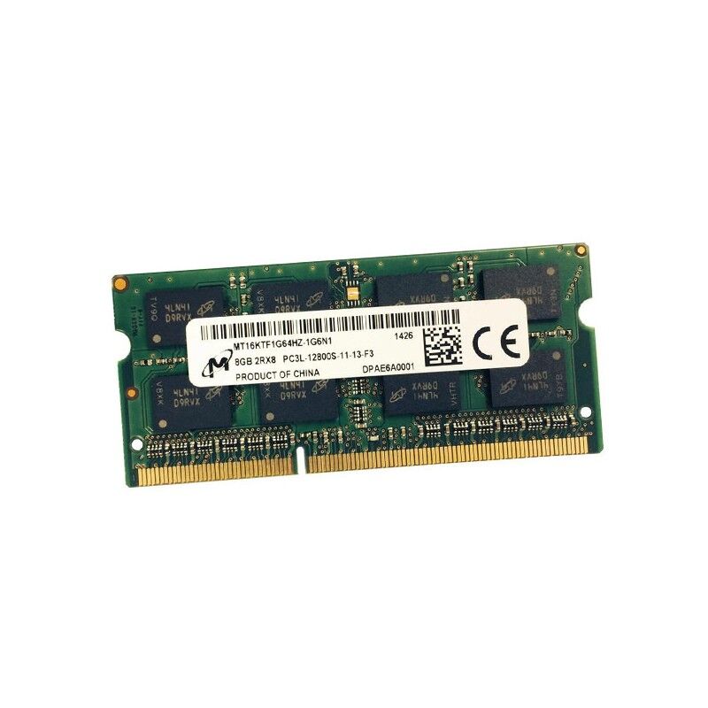 Micron 8GB DDR3 SODIMM RAM (MT16KTF1G64HZ-1G6N1) 1600MHz PC3L-12800S