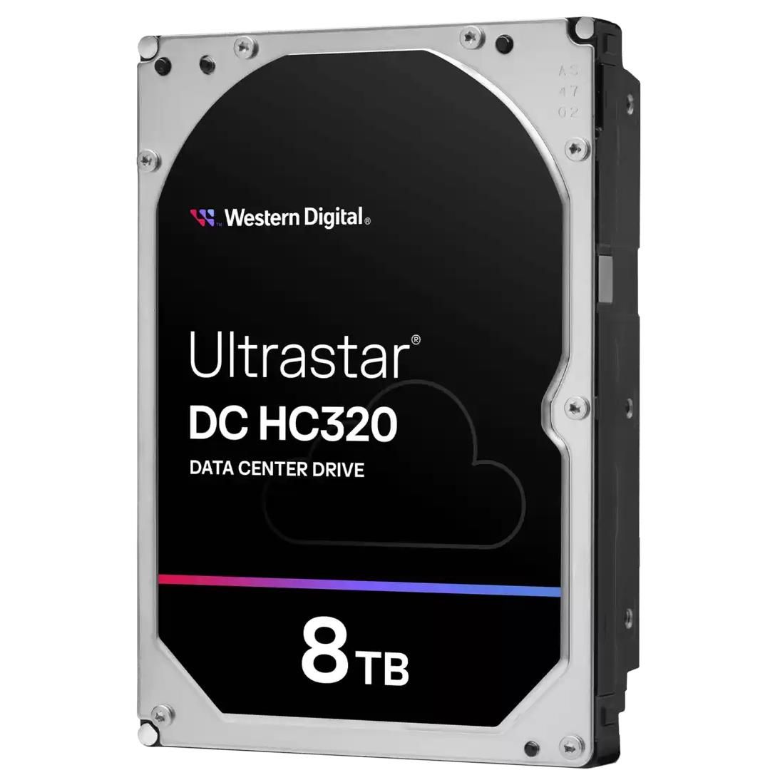 Western Digital Ultrastar DC HC320 - 8TB Internal Hard Drive - 7200 RPM, 3.5" SAS 12Gb/s, 256MB Cache