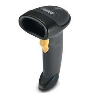 Zebra LS2208 Bar Code Scanner, 7 ft Black 1D Laser