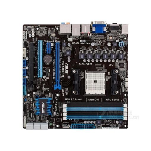 Placa base Asus F2A85-M, AMD A85X, Socket FM2, 4x DDR3 64GB, Micro ATX