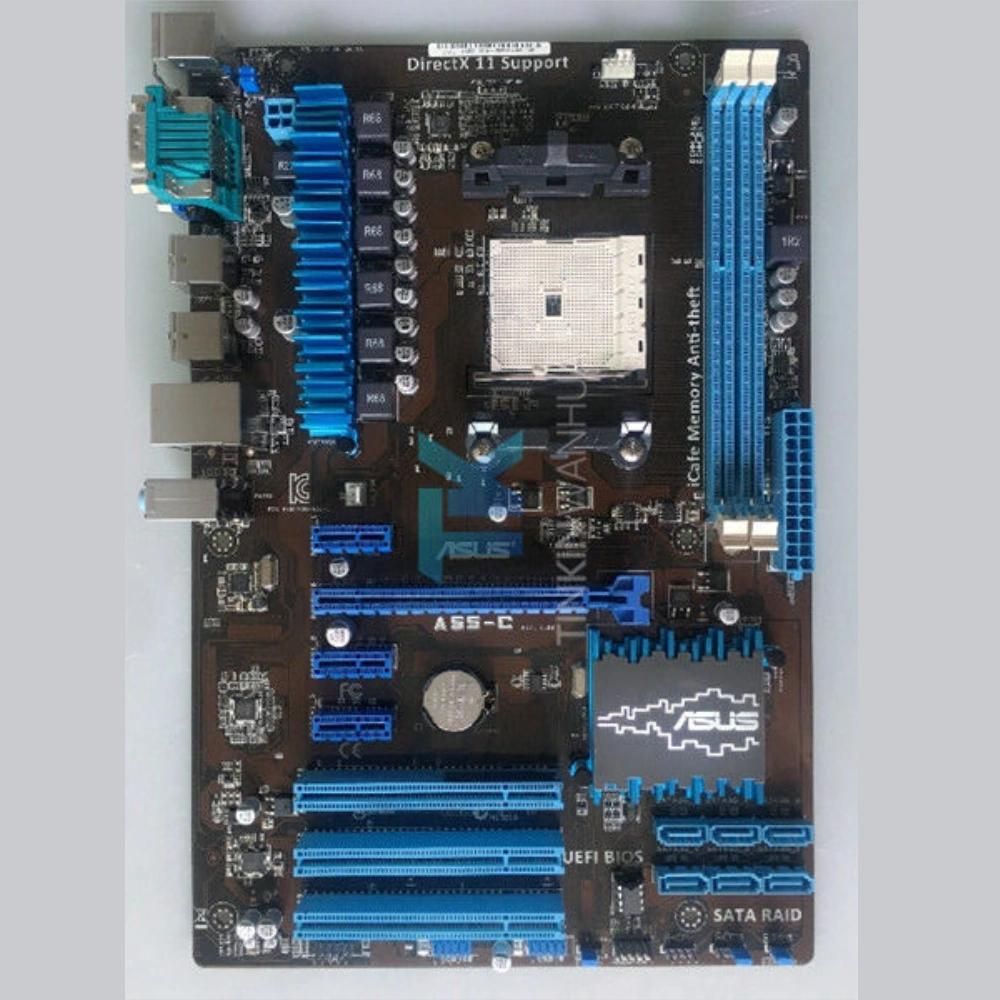 ASUS A55-C Motherboard, AMD A55, FM2 Socket, 32GB DDR3, ATX, 30.5x20.6cm