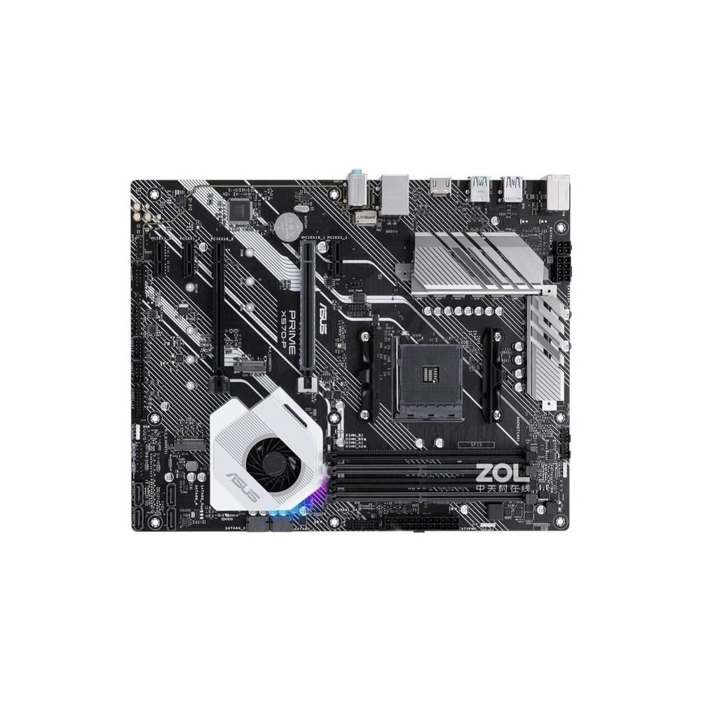 ASUS Prime X570-P Motherboard - AMD X570, AM4 Socket, 128GB DDR4, ATX Form Factor