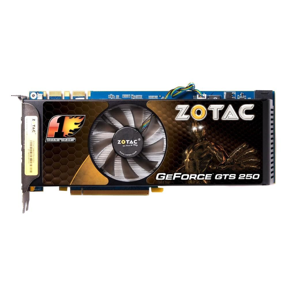 Zotac GeForce GTS 250 Graphics Card 512M GDDR3 256-bit PCI Express 2.0 16x 2200MHz