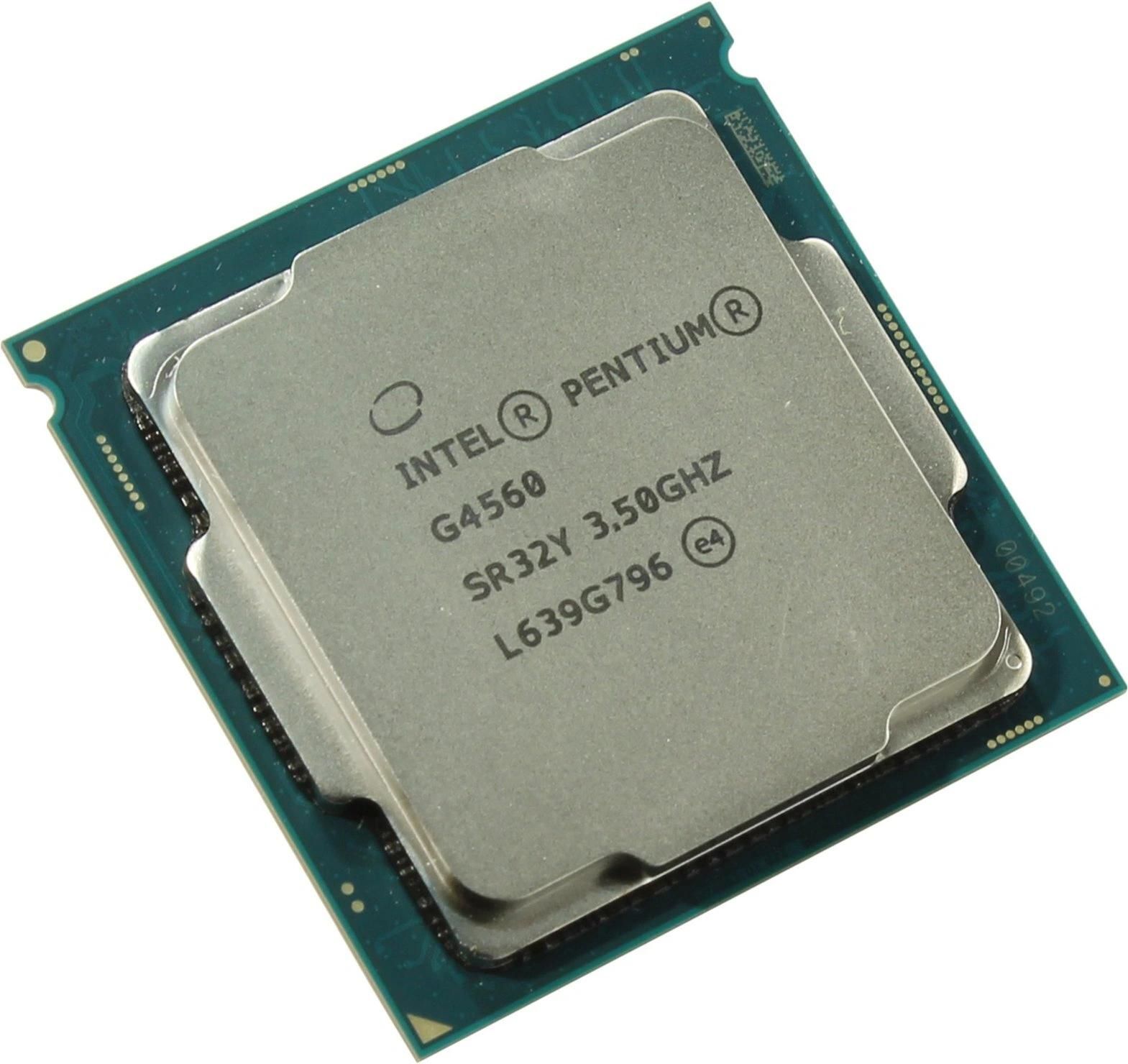 Processeur Intel Pentium G4560, 3,5 GHz, 2 cœurs, 4 threads