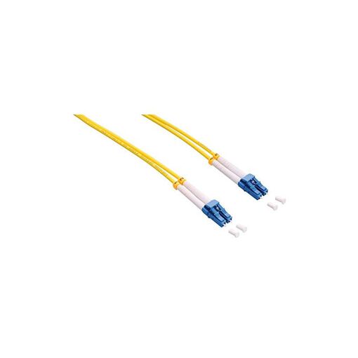 Câble de connexion LogiLink - Mode unique LC (M) pour mode unique LC (M) - 5 m - Fibre optique - Duplex - 9/125 micromètres - OS2 - Sans halogène - Jaune