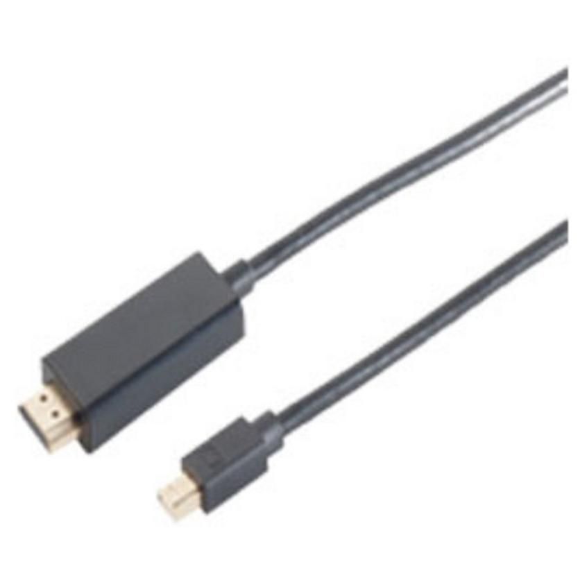 Shiverpeaks 3m Video Cable and Adapter Mini DisplayPort to HDMI Black