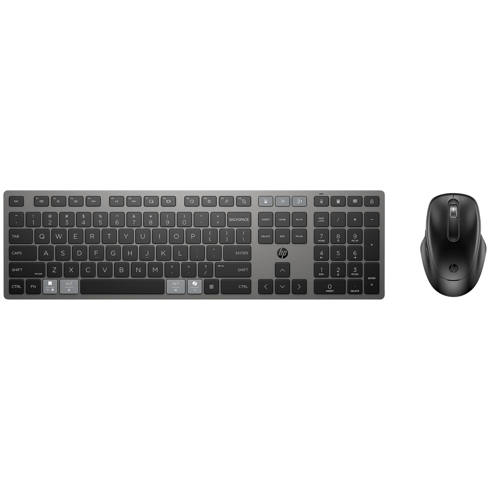 HP Rechargeable Wireless Keyboard and Mouse Set for Multiple Devices 720