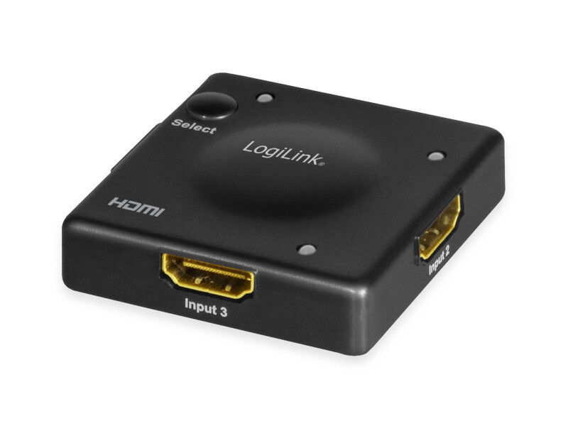 LogiLink HD0041 HDMI Switch, 3x1 Ports, 1080p/60Hz Mini