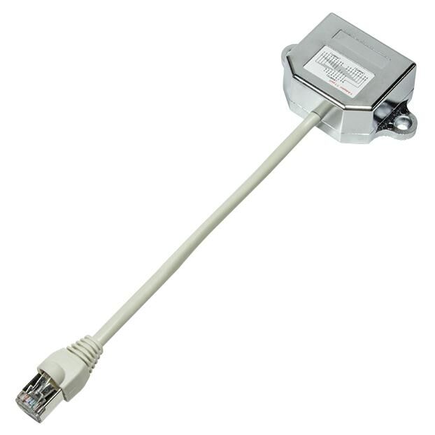Cable de red LogiLink (RJ45 a 2xRJ45), 0.15 m, Plata/Blanca