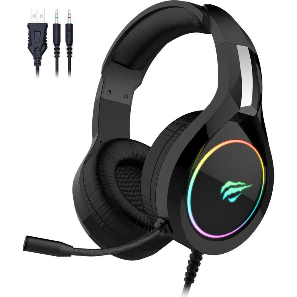 GAMENOTE HV-H2232D RGB Gaming Headset for PC & Consoles