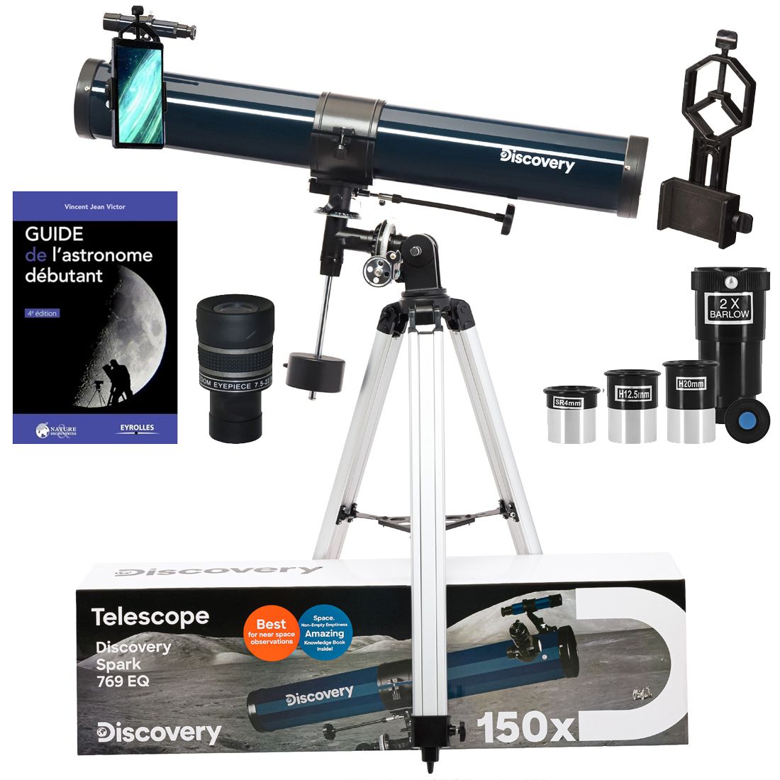 Discovery Spark 769 EQ Telescope Kit for Astrophotography