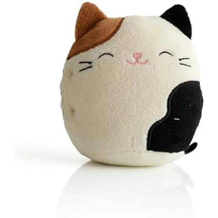 Squishmallows Portable Speaker - Cat Le Chat - Bluetooth 33 ft - Built-in Microphone - 8-Hour Battery Life