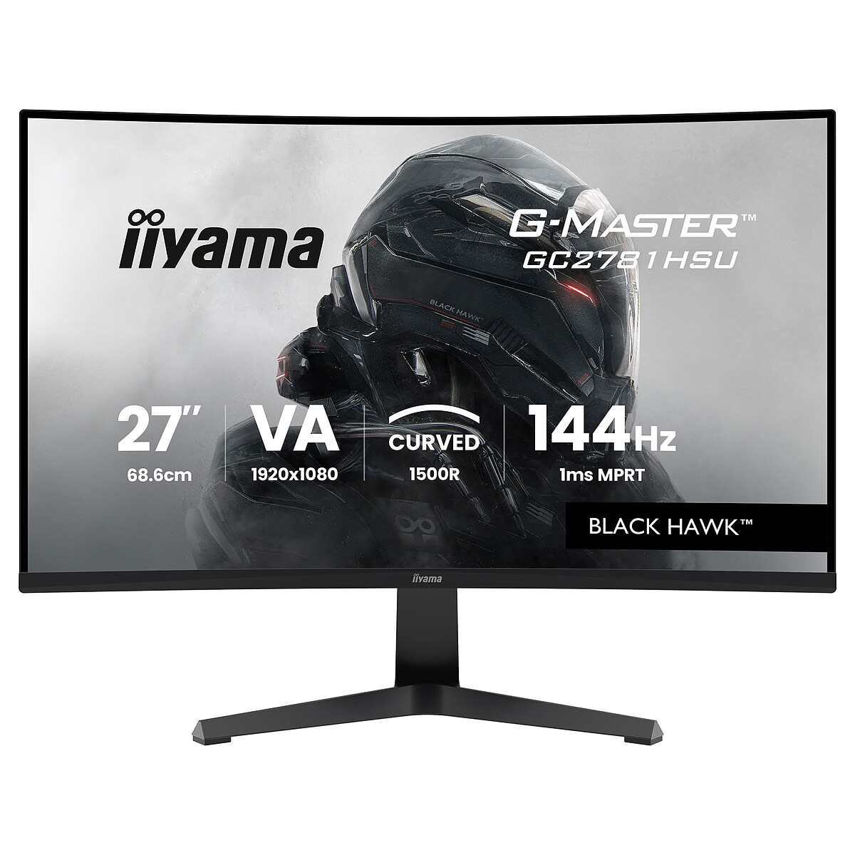 iiyama G-Master GC2781HSU-B1 Black Hawk 27" LED Curved Monitor