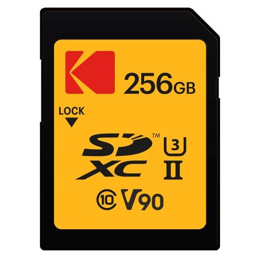 Kodak 256GB SDXC UHS-II Class 10 Memory Card