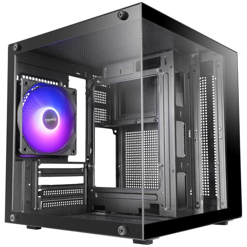 Caja de PC Mars Gaming MC-CUBE Mini Torre - Negro