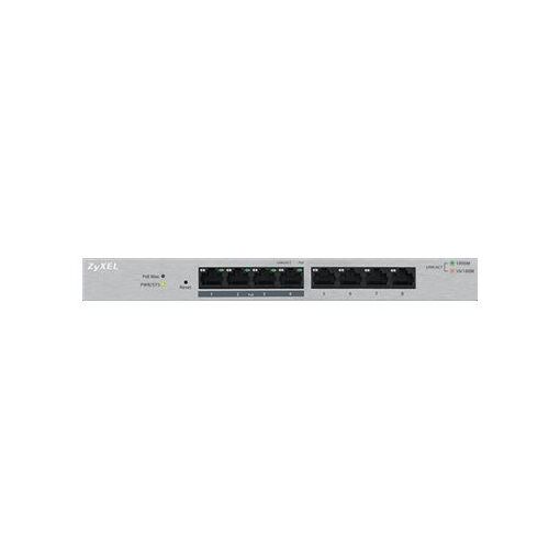 Conmutador ZyXEL GS1200-8HP - 4 x Gigabit Ethernet + 4 x PoE+ (60W)