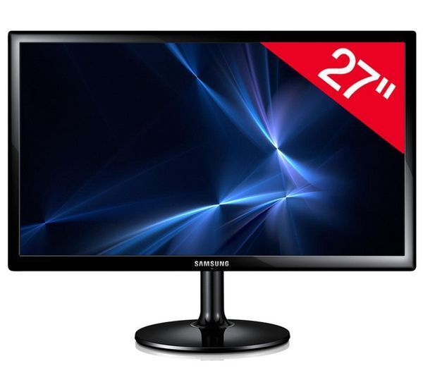 Samsung S27C350H LED Monitor - 27" Full HD (1080p) - 300 cd/m² - 5ms Response Time - HDMI, VGA - Ultra Bright Black