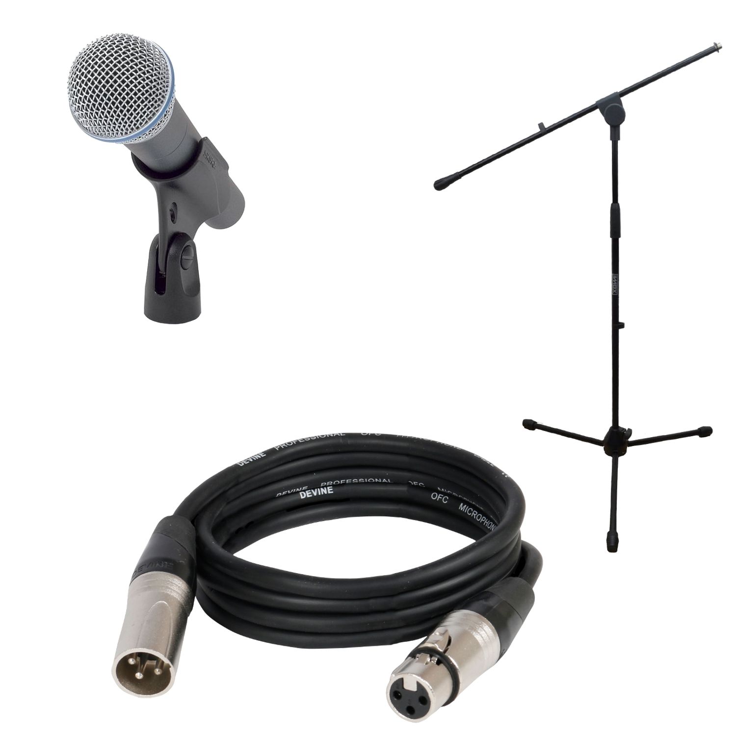Shure Beta 58a Vocal Microphone Kit