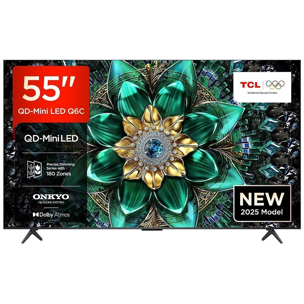TCL 55Q6C 55-Inch 4K QD-Mini-LED TV with Onkyo Sound