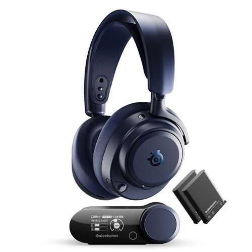 Casque de jeu sans fil SteelSeries Arctis Nova Pro Omni - Bleu minuit