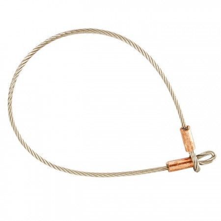 Adam Hall - 300mm Coupler Stop Cable - 2.5mm Stainless Steel