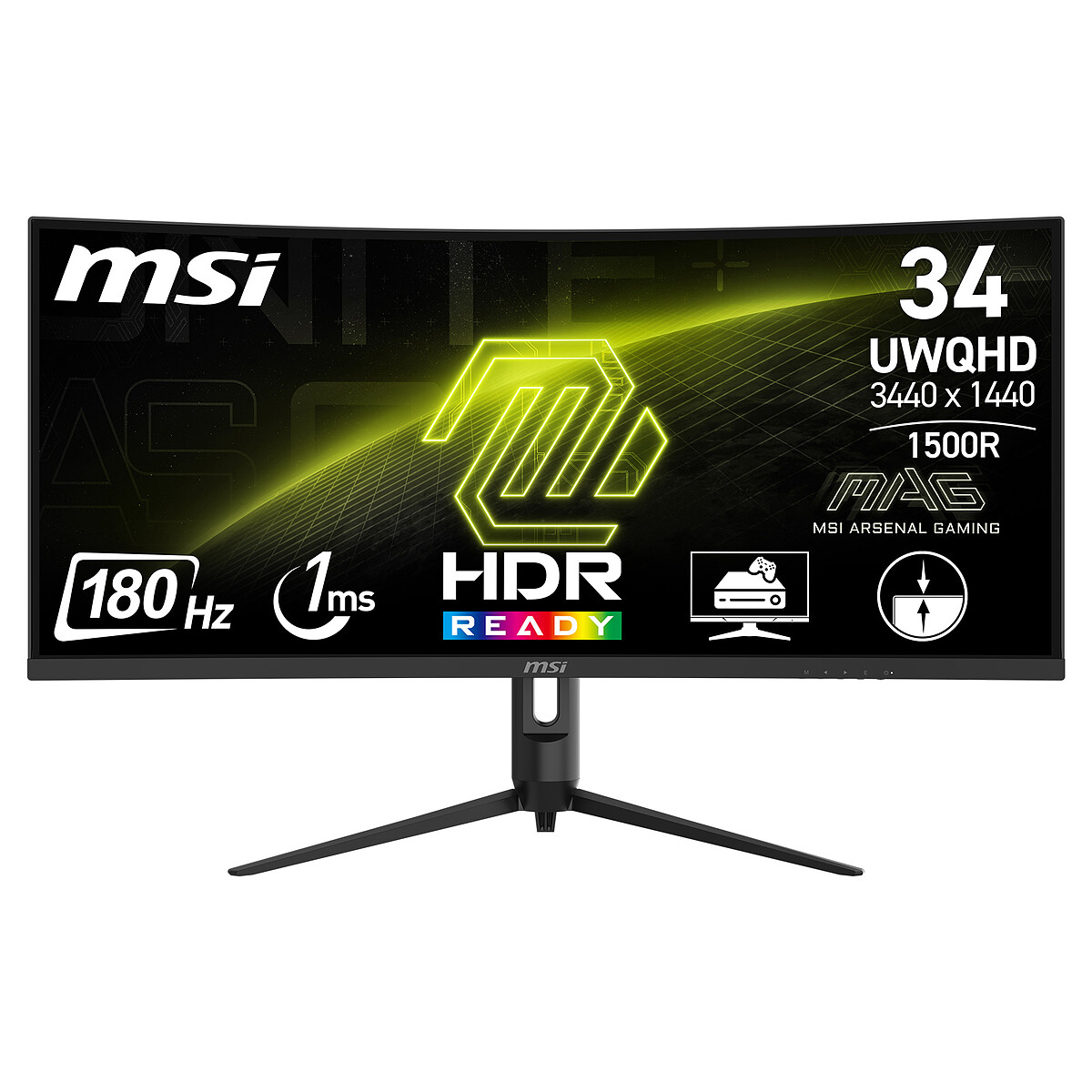 MSI 34" Curved LED Monitor - MAG 342CQR E2