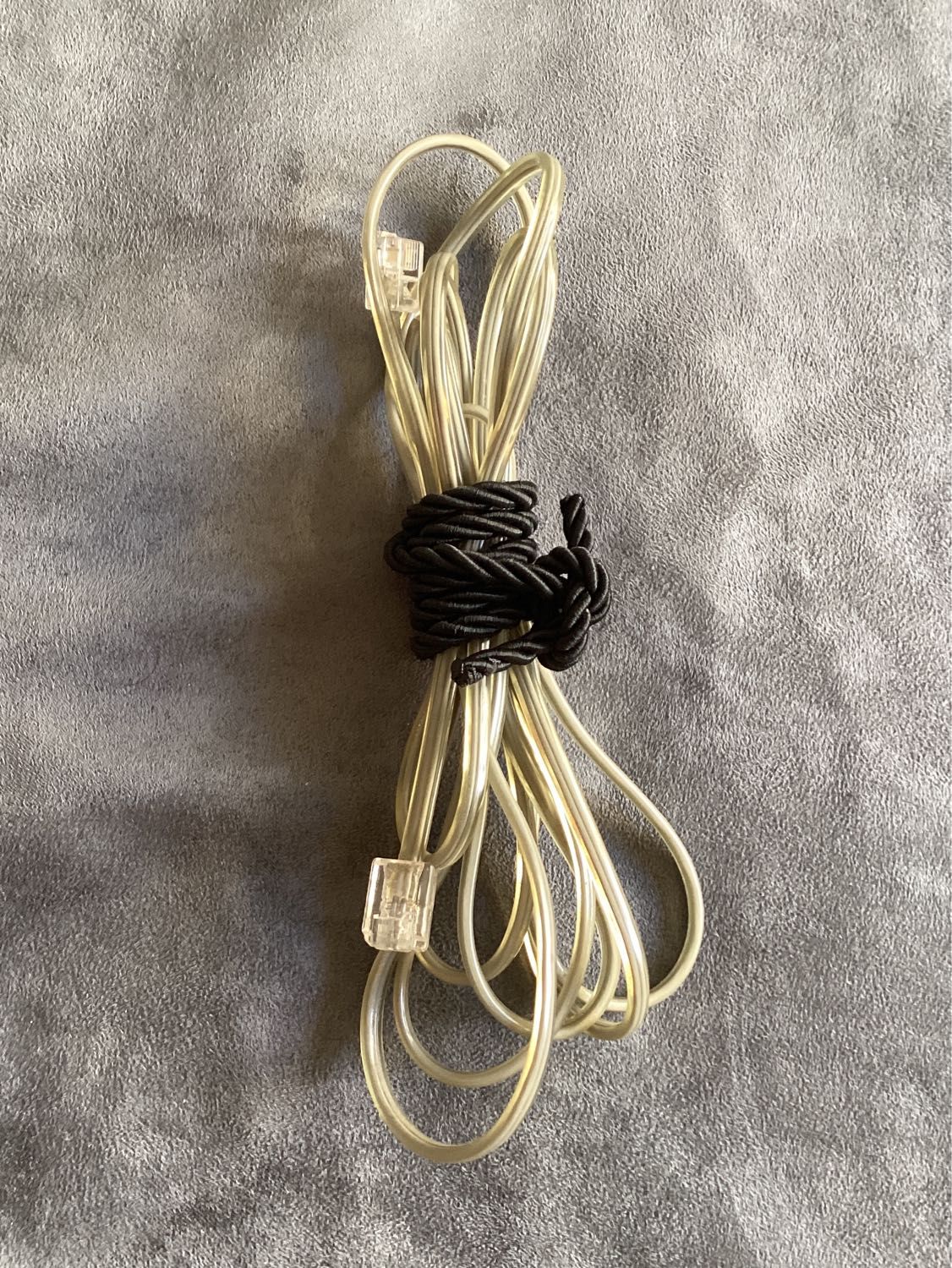 Setronic RJ11 Telephone Cable 6P4C, 2.1m, Ivory
