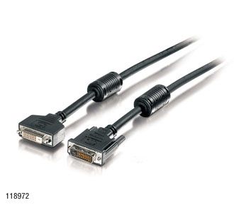 Equip DVI Extension Cable, Dual Link, 3m with Ferrites