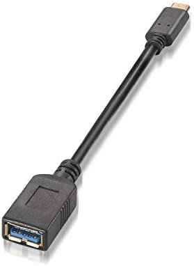 AISENS A107-0062 - 3A USB 3.1 Cable (15 cm, for smartphone and tablet) Black