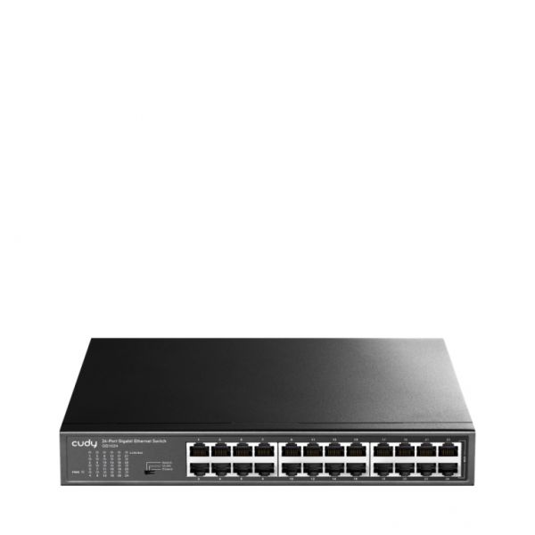 Cudy Gigabit Ethernet Switch GS1024 (10/100/1000) Black