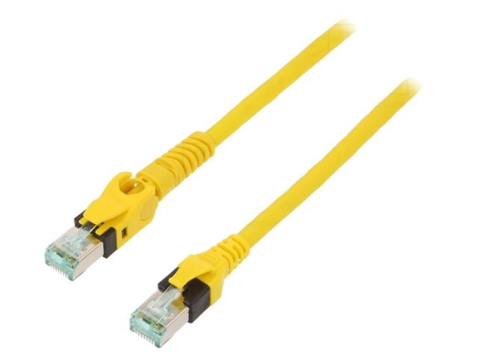 ADNAuto SFTP Cat 6 Yellow Network Cable, 20m with RJ45 Male Connector