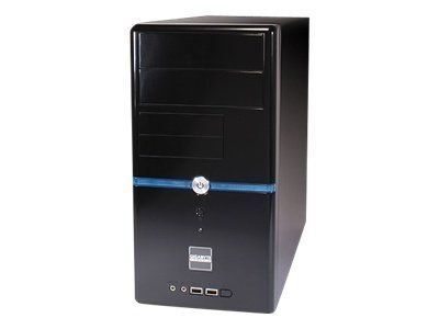 Gigabyte GZ-M2-BPD Micro ATX Case - Black - USB/Audio