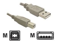 Delock USB Cable - USB A to USB B - 1.8m