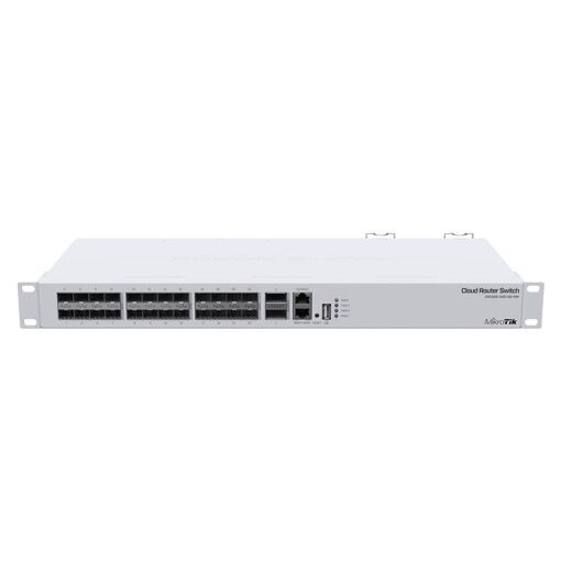Conmutador en la nube MikroTik CRS326-24S+2Q+RM - Conmutador administrado - 24 x 10 Gigabit SFP+ + 2 x 40 Gigabit QSFP+ - Montable en rack - CA 100-240V