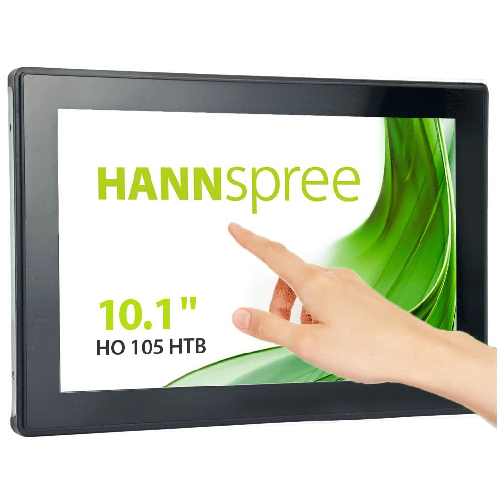 Hannspree Open Frame HO 105 HTB 10.1" Digital Signage LCD Display, Black