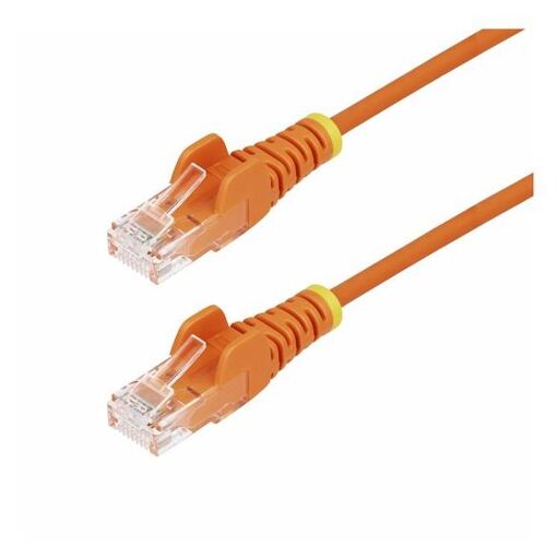 StarTech 50cm Orange Slim CAT6 Ethernet Cable