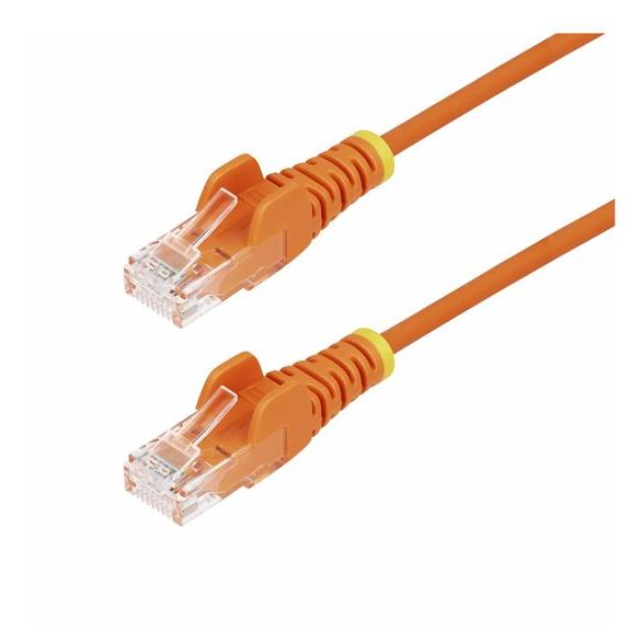 StarTech 50cm Orange Slim CAT6 Ethernet Cable