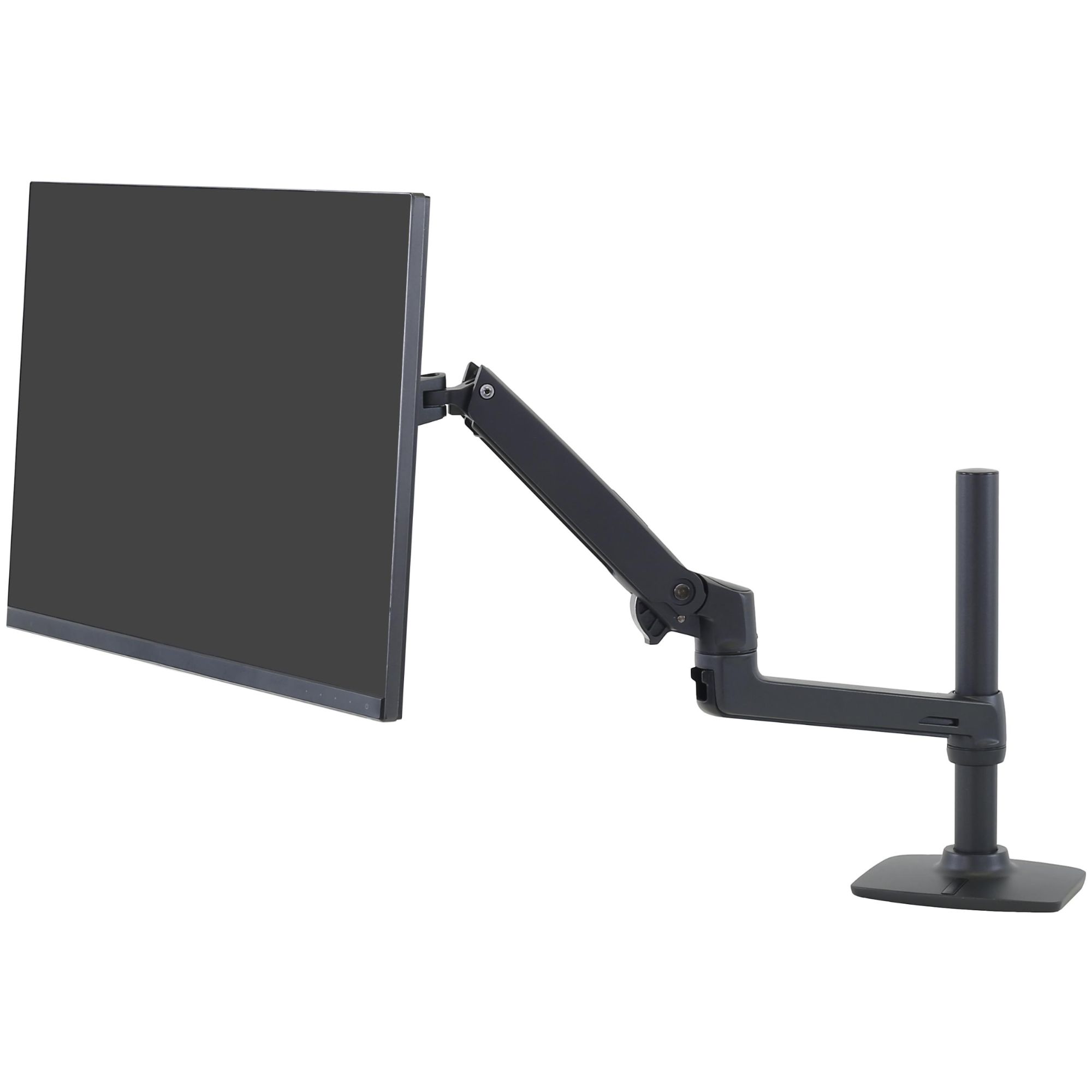 Ergotron LX Series Desk Mount LCD Monitor Arm - 34" Tall Pole, Black