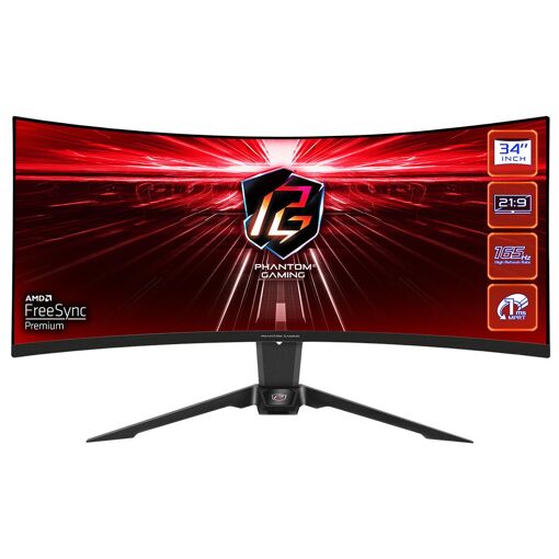 Asrock PG34WQ15R2B 34" UltraWide Quad HD Monitor