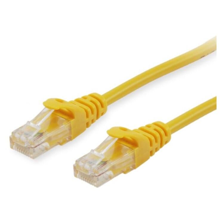 Digital Data Communications Equip Life - RJ-45 (M) to RJ-45 (M) Cable - 50 cm - UTP Cat6 - Molded, Locked - Yellow