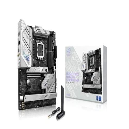 ASUS ROG Strix B760-A Gaming WiFi - Motherboard - ATX - LGA1700 Socket - B760 Chipset - USB-C 3.2 Gen 2x2, USB 3.2 Gen 2, USB 3.2 Gen 1, USB-C 3.2 Gen 1, USB-C 3.2 Gen 2 - 2.5 Gigabit LAN, Wi-Fi 6E, Bluetooth