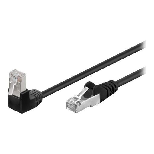 Goobay Cat5e Network Cable, 0.5m, Black