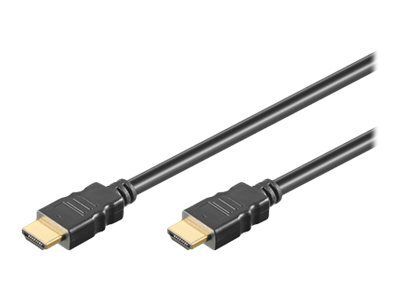 Câble HDMI Goobay HiSpeed 0150 G - Connecteur HDMI mâle à mâle - 1,5 m (4K 30Hz, 10,2 Gbit/s)