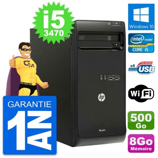 Ordinateur de bureau HP Pro 3500 MT