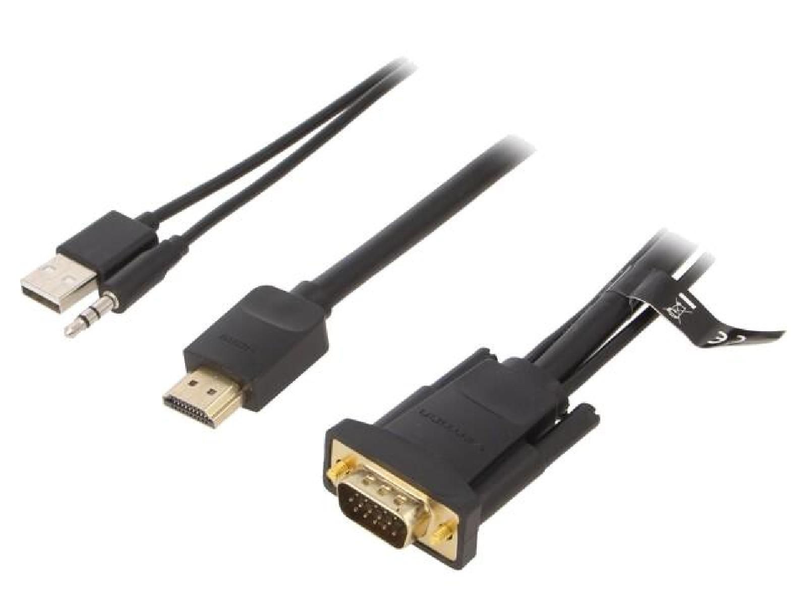Câble HDMI 1.4 ADNAuto, 1m, Noir