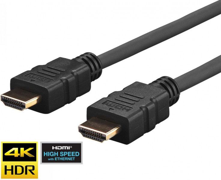 VivoLink Pro HDMI Cable with Ethernet - 1m - Black