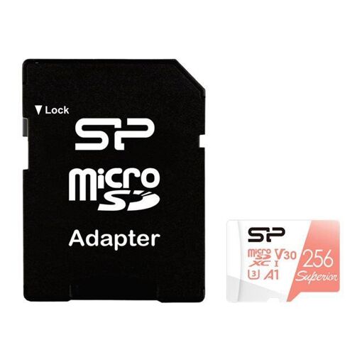 Silicon Power Superior Flash Memory Card - 256GB (SD Adapter Included)