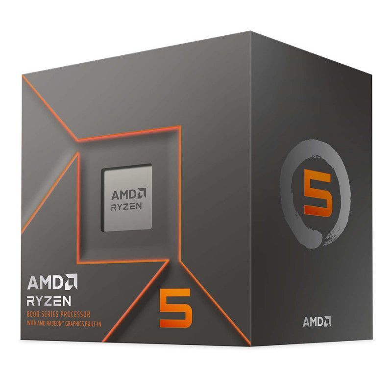 AMD Ryzen 5 8500G - 3.5GHz - 6-Core - 12 Threads - 16MB Cache - AM5 Socket - AMD Multipack Processors