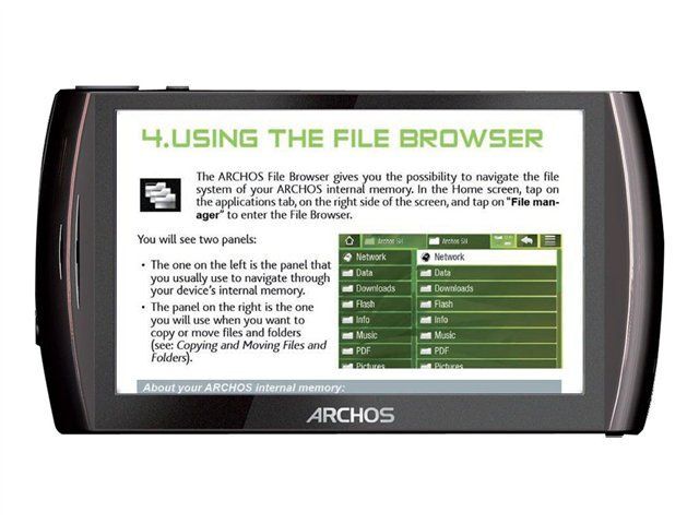 Archos 48 Internet Tablet - 4.8" Android Tablet - 500GB HDD
