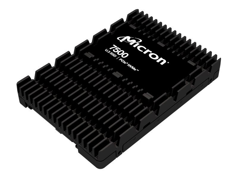 Micron 7500 PRO SSD - 7.68TB - U.3 PCIe 4.0 (NVMe) - Encrypted